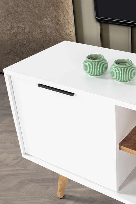 Hanah Home Sina 3618 Soporte para TV Blanco y Nogal Hanah Home Sina 3618 Soporte para TV Blanco y Nogal